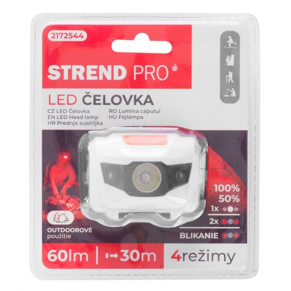 SVJETILJKA BATERIJSKA NAGLAVNA LED HEM-003  3*AAA