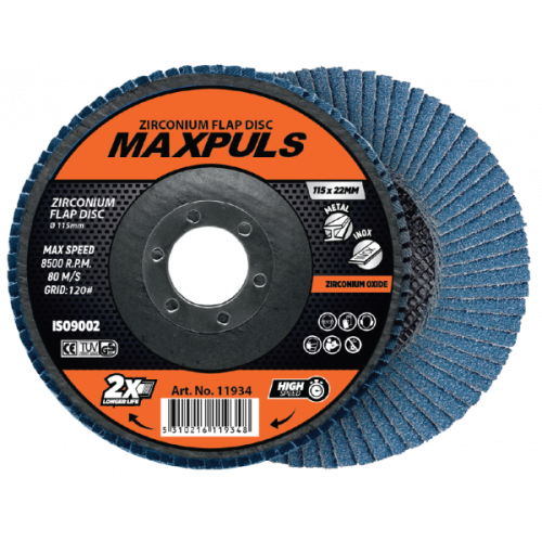 DISK LAM. INOX MAXPULS 115*22 G-040 10/1