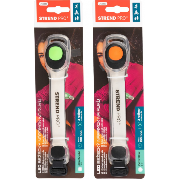 NARUKVICA SVJETLEĆA SP. LB1204  185*35*15mm  2xCR2032