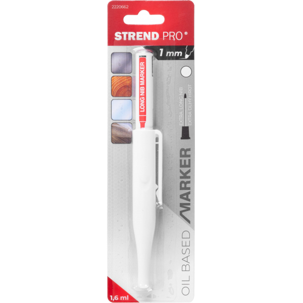 MARKER DUGI VRH BIJELI fi-1mm