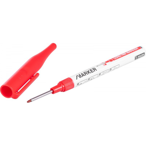 MARKER DUGI VRH CRVENI fi-1mm