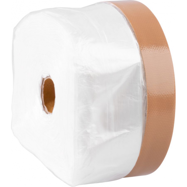 FOLIJA ZAŠTITNA PVC S LJEPLJIVOM TRAKOM 550mm*25m