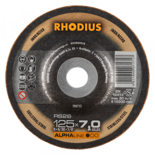 PLOČA BRUS. INOX 115*7*22 RS28