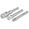 ADAPTERI ZA AKU BUŠILICU SET 3/1  1/4" 3/8" 1/2"
