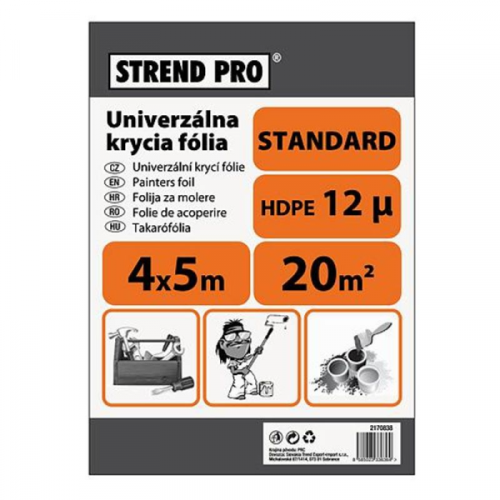 FOLIJA ZAŠTITNA PVC STANDARD 4*5m 12my.